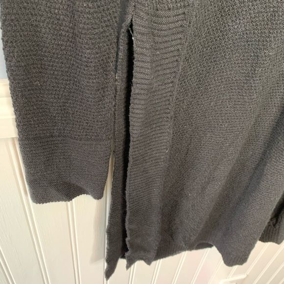 Anthro Moth V neck Side Split Sweater - Picture 5 of 7